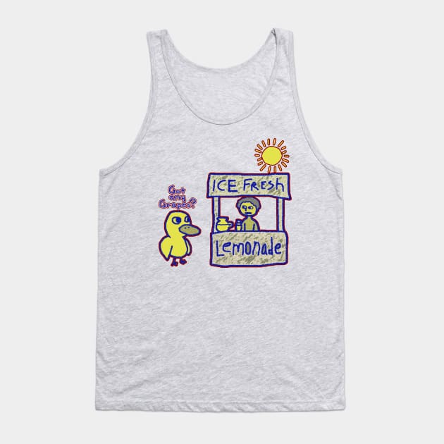 Duck Song - Got any grapes? Tank Top by BumiRiweh